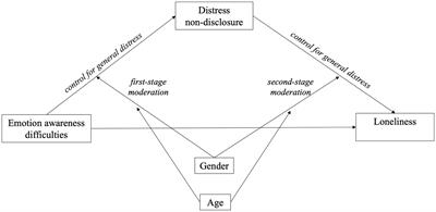 Reduced Emotional Awareness and Distress Concealment: A Pathway to Loneliness for Young Men Seeking Mental Health Care